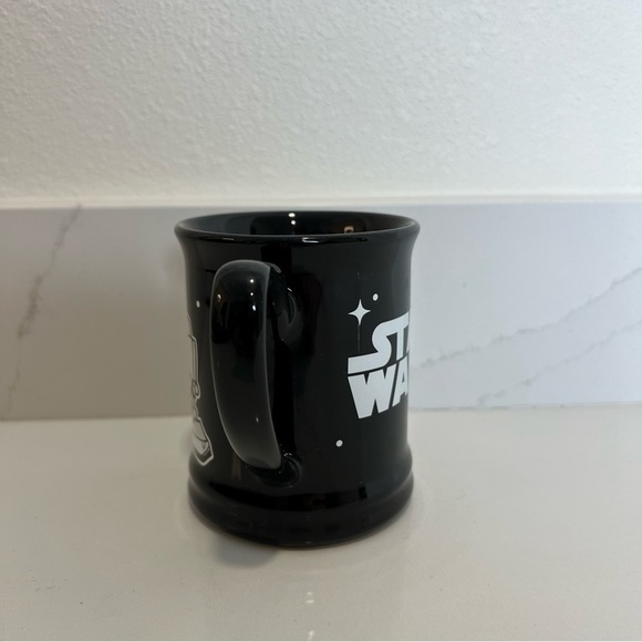 Disney Parks Exclusive Black Ceramic Coffee Mug Star Wars Stormtrooper Pew Pew - Picture 4 of 6